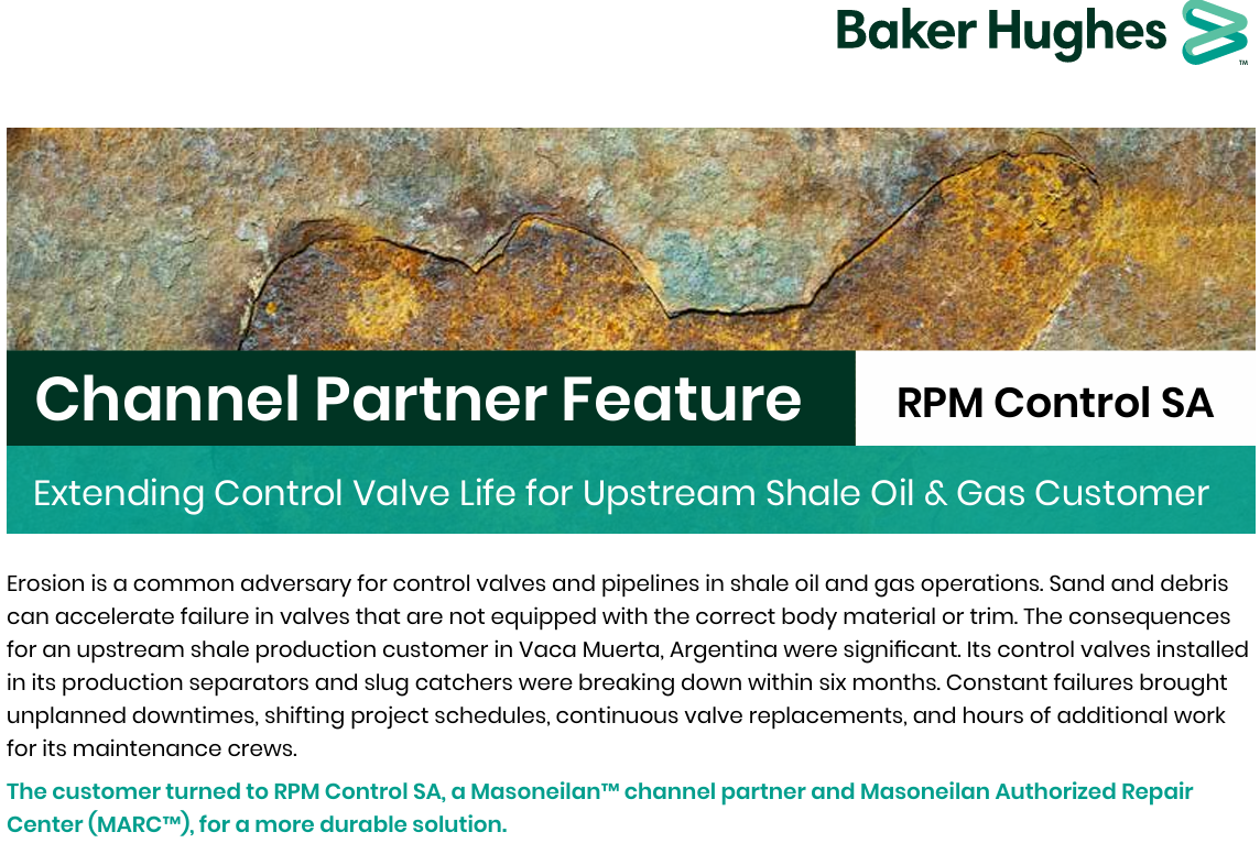 Extending Control Valve Life for Upstream Shale Oli &amp; Gas Customer